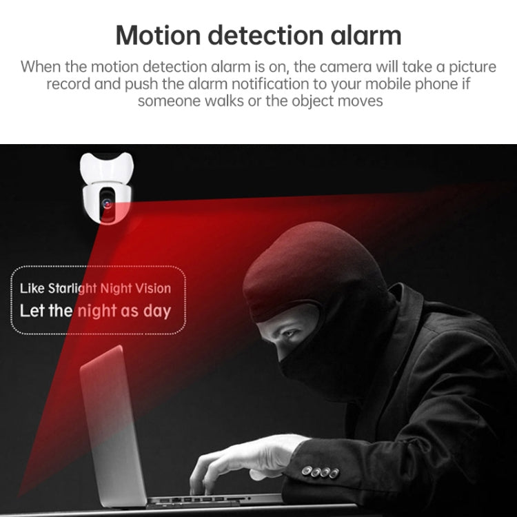 Anpwoo-YT003 2.0 Mega 3.6mm Lens Wide Angle 1080P Smart WIFI Monitor Camera , Support Night Vision & TF Card Expansion Storage, EU Plug, YT003 Anpwoo-YT003 2.0 Mega 3.6mm Lens Wide Angle 1080P Smart WIFI Monitor Camera , Support Night Vision & TF Card Expansion Storage, EU Plug, YT003